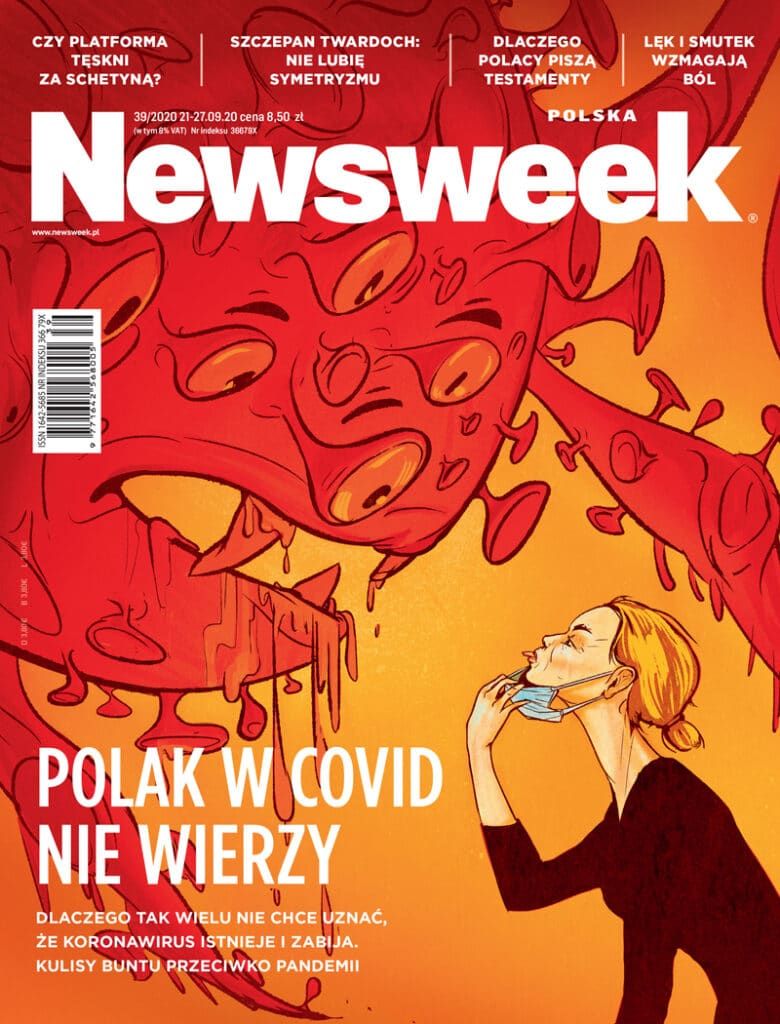 Newsweek PL / Denying the virus / Cover Illustration - Kotynski - Anna Goodson Illustration Agency