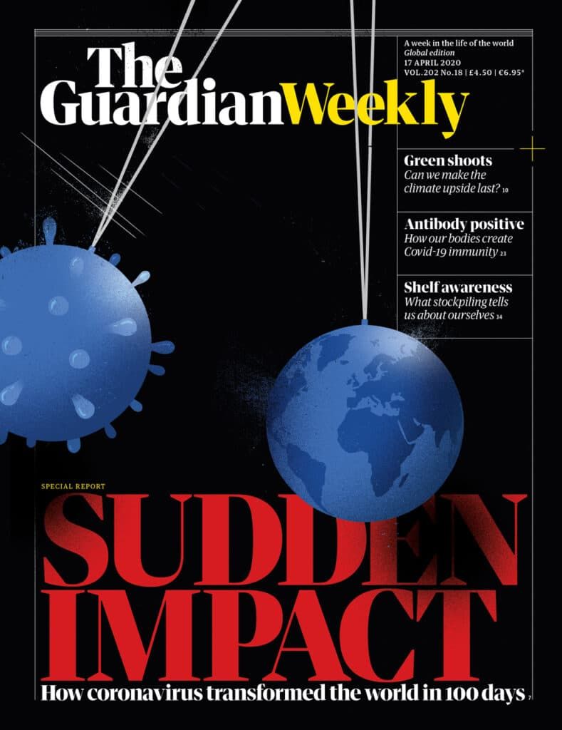 The Guardian Weekly cover - Sebastien Thibault - Anna Goodson Illustration Agency