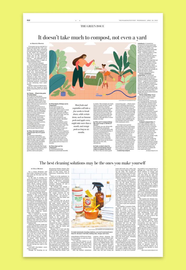 Green Issue &#8211; The Washington Post - Lucila Perini - Anna Goodson Illustration Agency