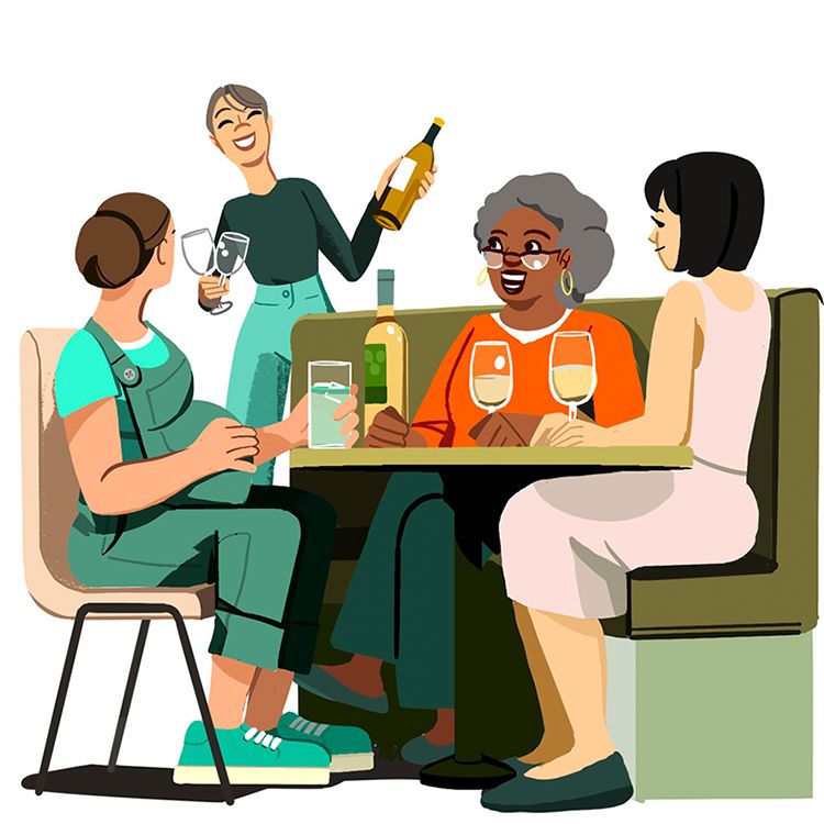 The Wine Spectator / Wine Spectator, Vin et Santé - Nathan Hackett - Anna Goodson Agence d'illustration