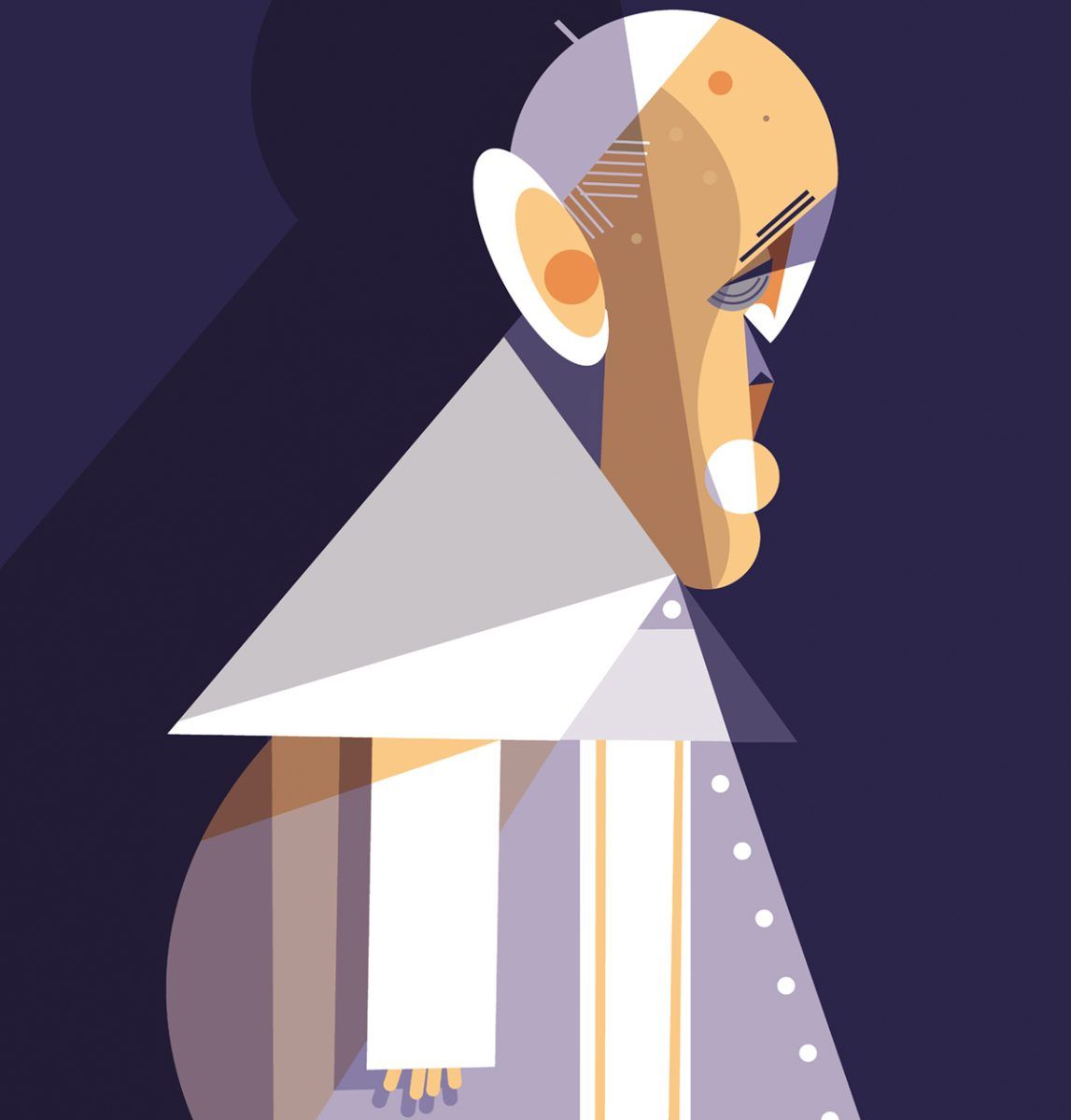 Pope Francis / La Nacion Magazine - Pablo Lobato - Anna Goodson Illustration Agency