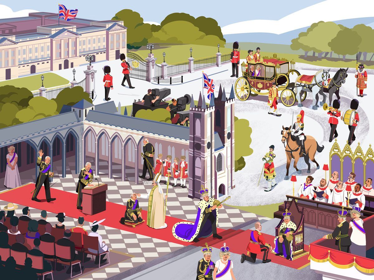 Insider / Explication du couronnement du roi Charles - Nathan Hackett - Anna Goodson Agence d'illustration