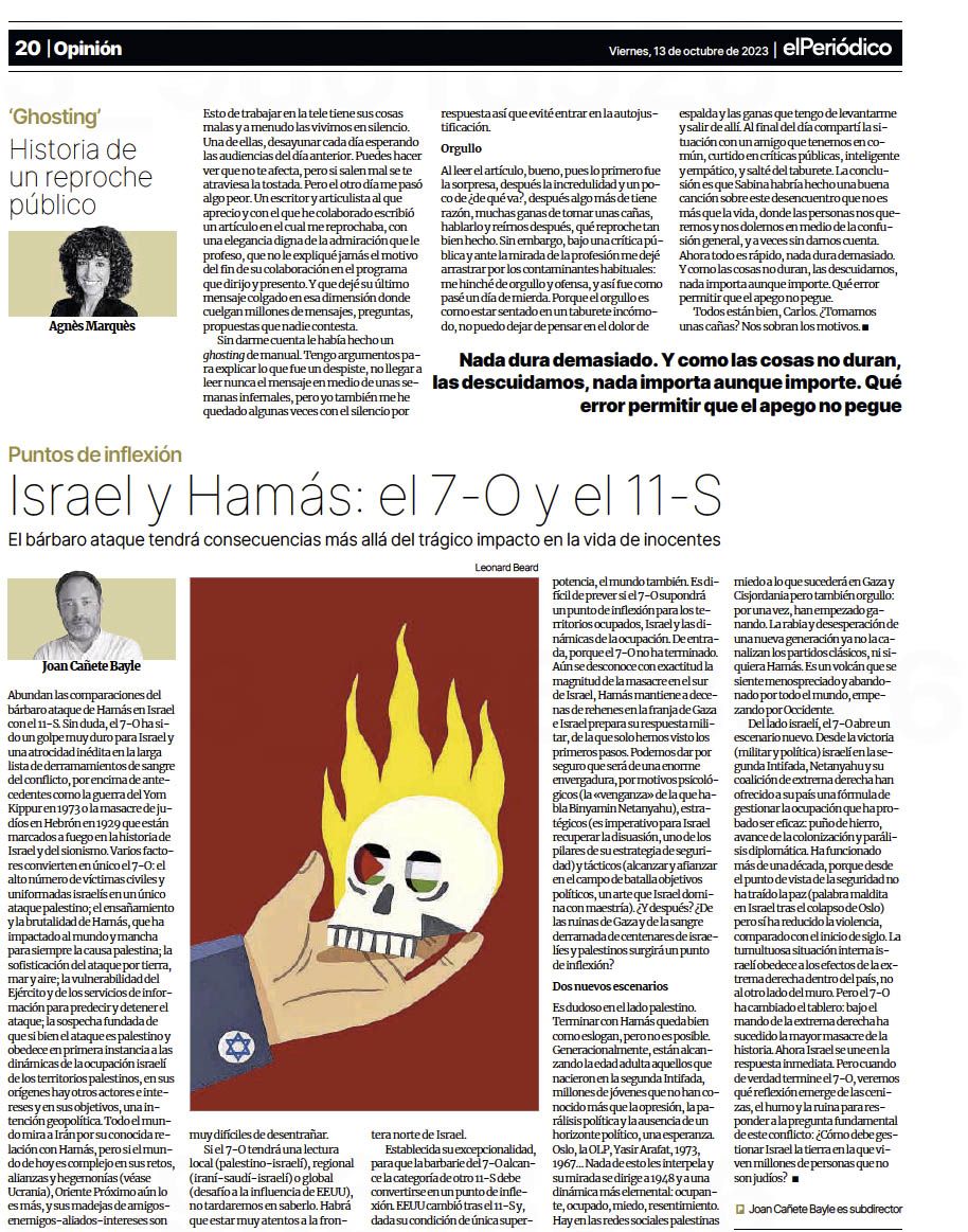 El Periódico de Catalunya / Illustration pour un article d&#8217;opinion rédigé par Joan Cañete Bayle - Leonard Beard - Anna Goodson Agence d'illustration