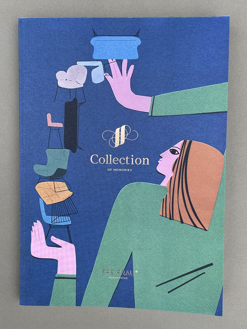 Freifrau / Series of paper cut illustrations - Stephanie Wunderlich - Anna Goodson Illustration Agency