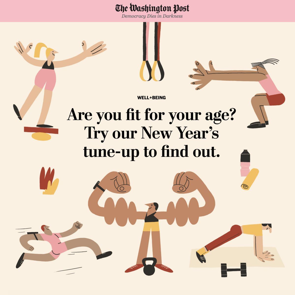 The Washington Post / Well+Being - Miguel Monkc - Anna Goodson Agence d'illustration