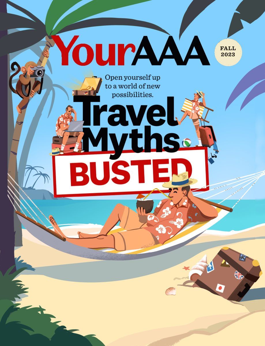 AAA / Les mythes du voyage brisés - Nathan Hackett - Anna Goodson Agence d'illustration