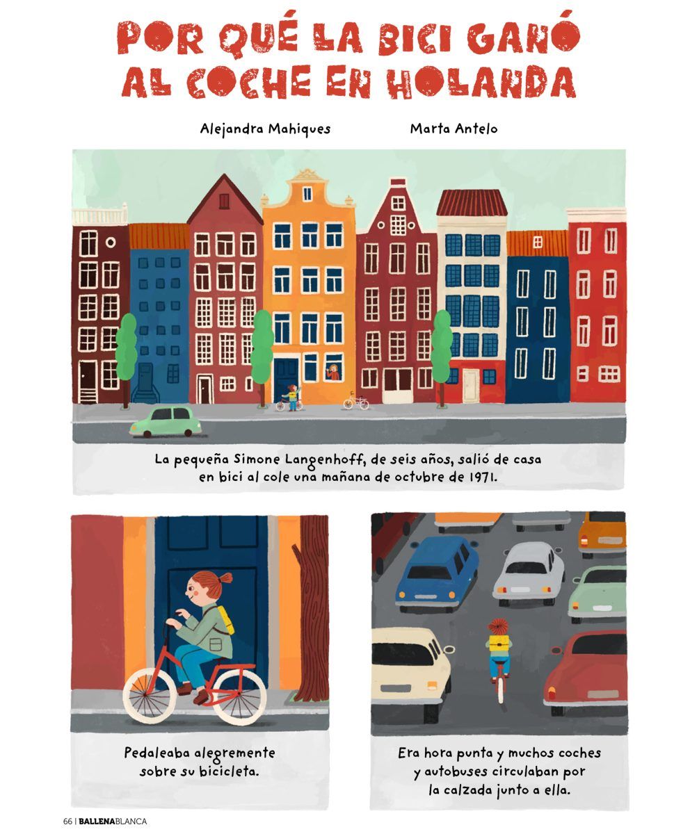 Magazine Ballena Blanca / Comic by the environment and economy - Marta Antelo - Anna Goodson Illustration Agency