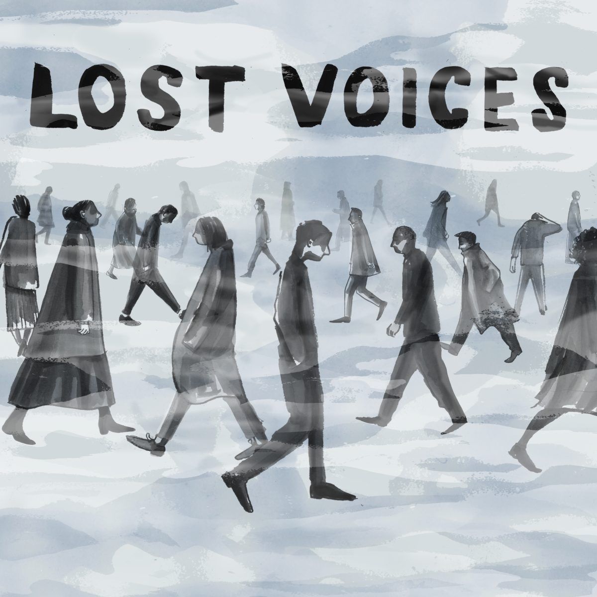 Podcast Lost Voices / Victims of capital punishment - Clare Mallison - Anna Goodson Illustration Agency