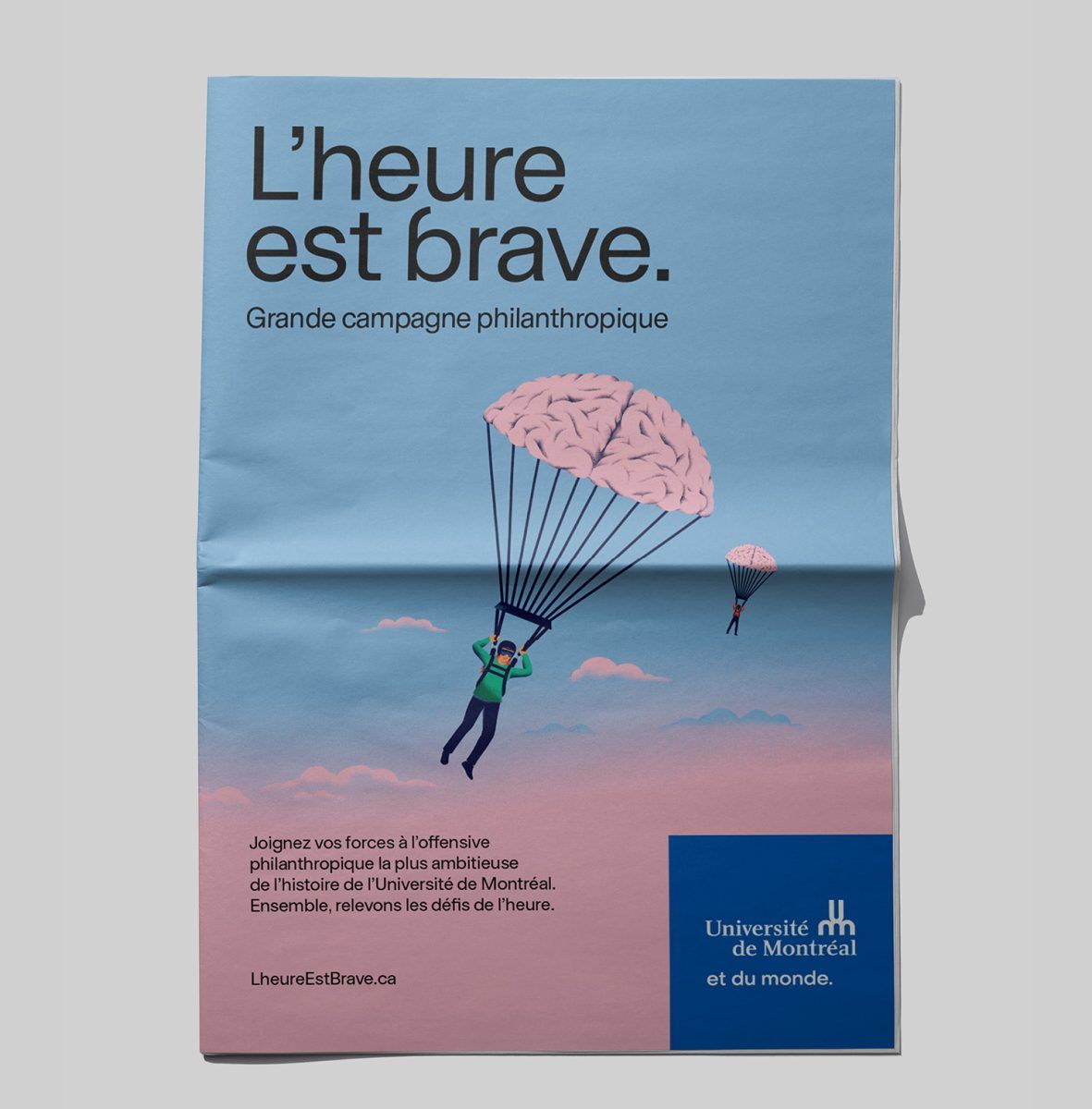Sébastien Thibault / L&#8217;Université de Montréal / L&#8217;heure est brave (“The hour is brave”) - Sebastien Thibault - Anna Goodson Illustration Agency