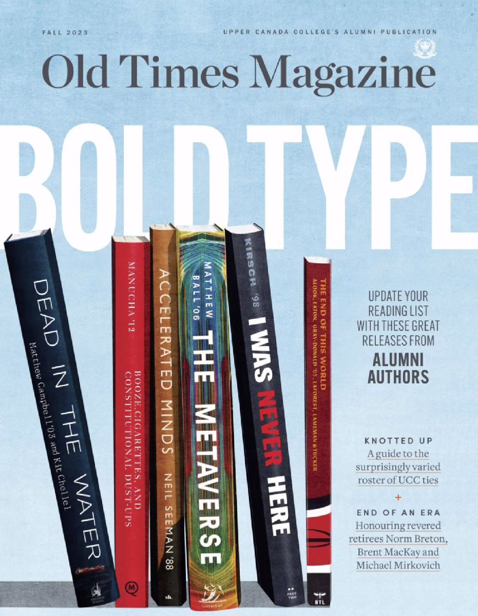 Upper Canada College  &#8220;Old Time Magazine&#8221; / Bold Type - Andrea Ucini - Anna Goodson Illustration Agency