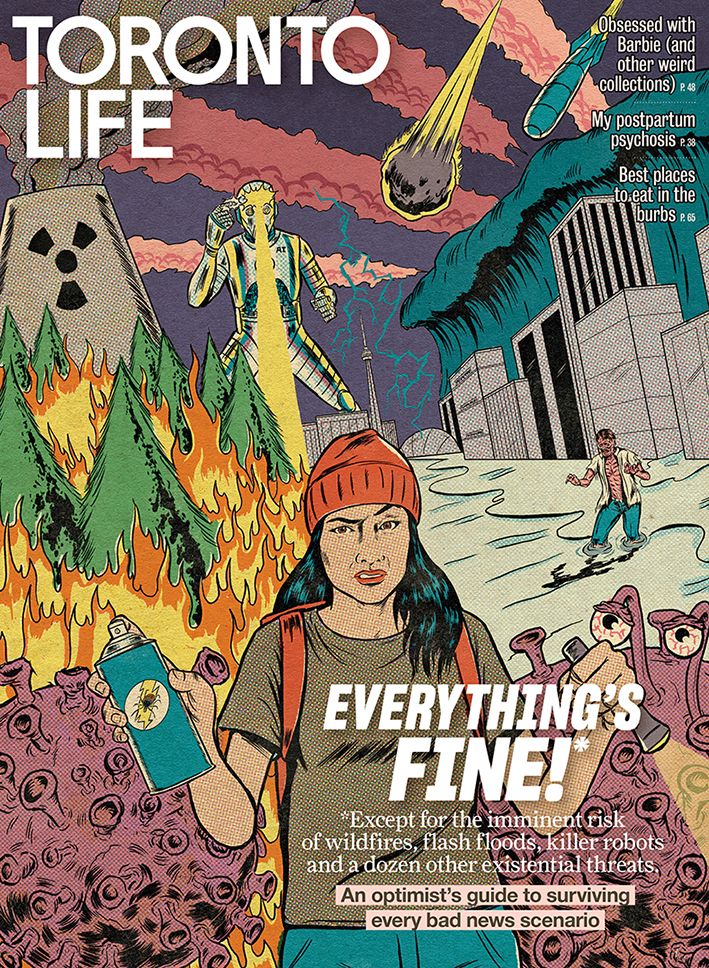 Toronto Life / Doomsday - Van Saiyan - Anna Goodson Illustration Agency
