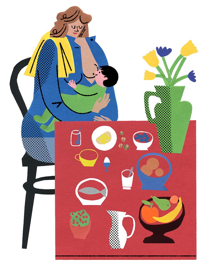 Eltern Magazine Austria / Kid&#8217;s nutrition and allergies - Stephanie Wunderlich - Anna Goodson Illustration Agency