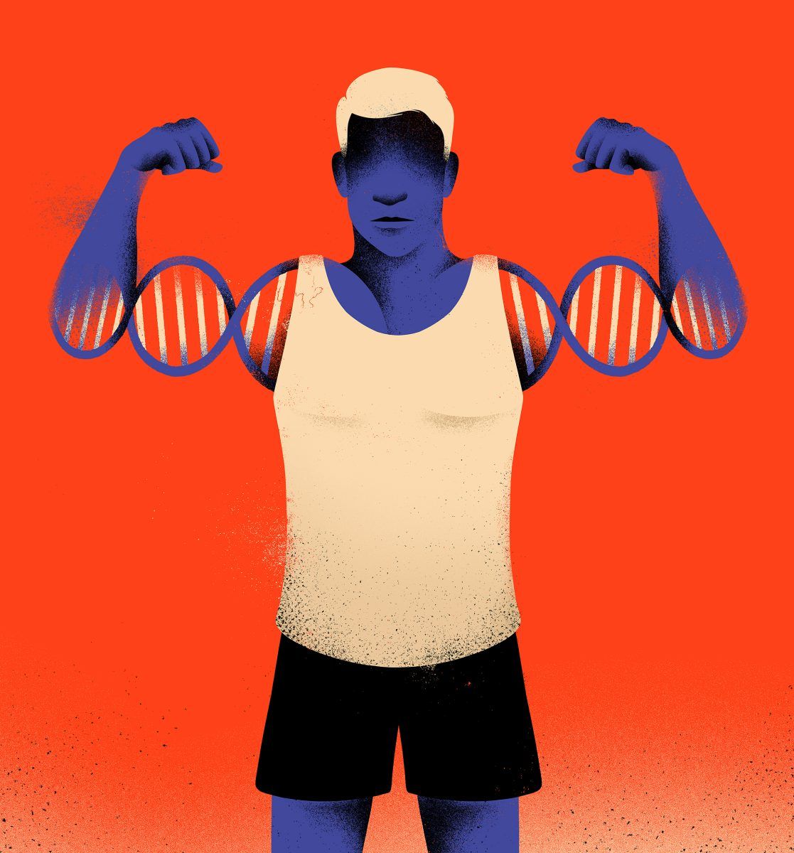 Sébastien Thibault / L&#8217;Express / DNA and the future of doping - Sebastien Thibault - Anna Goodson Illustration Agency